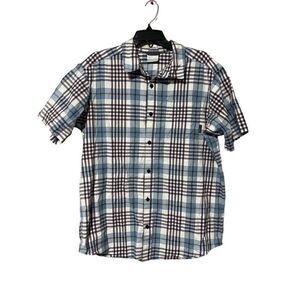 Columbia plaid button down shirt‎ size large
